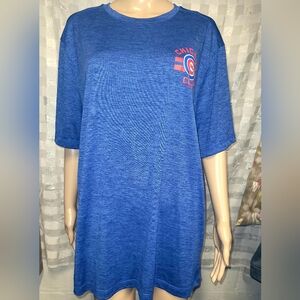 MLB Brand Chicago Cubs Blue Shirt.  Size XL